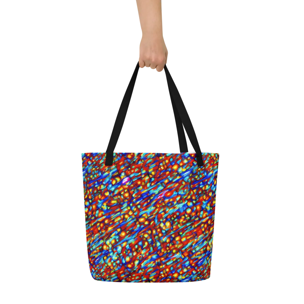 Sonic Solaris on Large Tote Bag W/ Pocket — Front