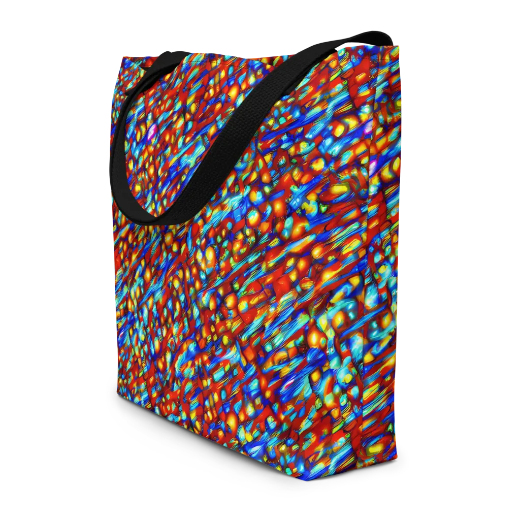 Sonic Solaris on Large Tote Bag W/ Pocket — Front