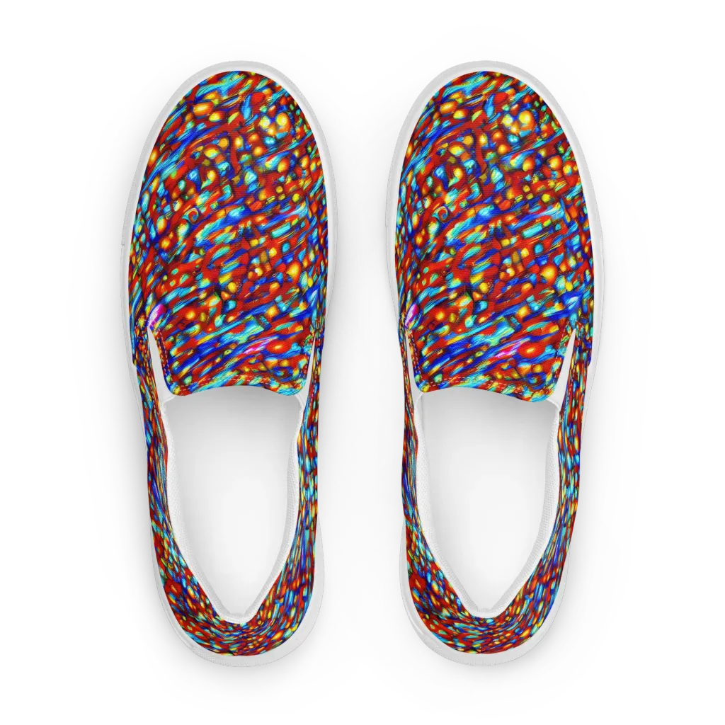 Sonic Solaris on Women's Slip-On Canvas Shoes — Front