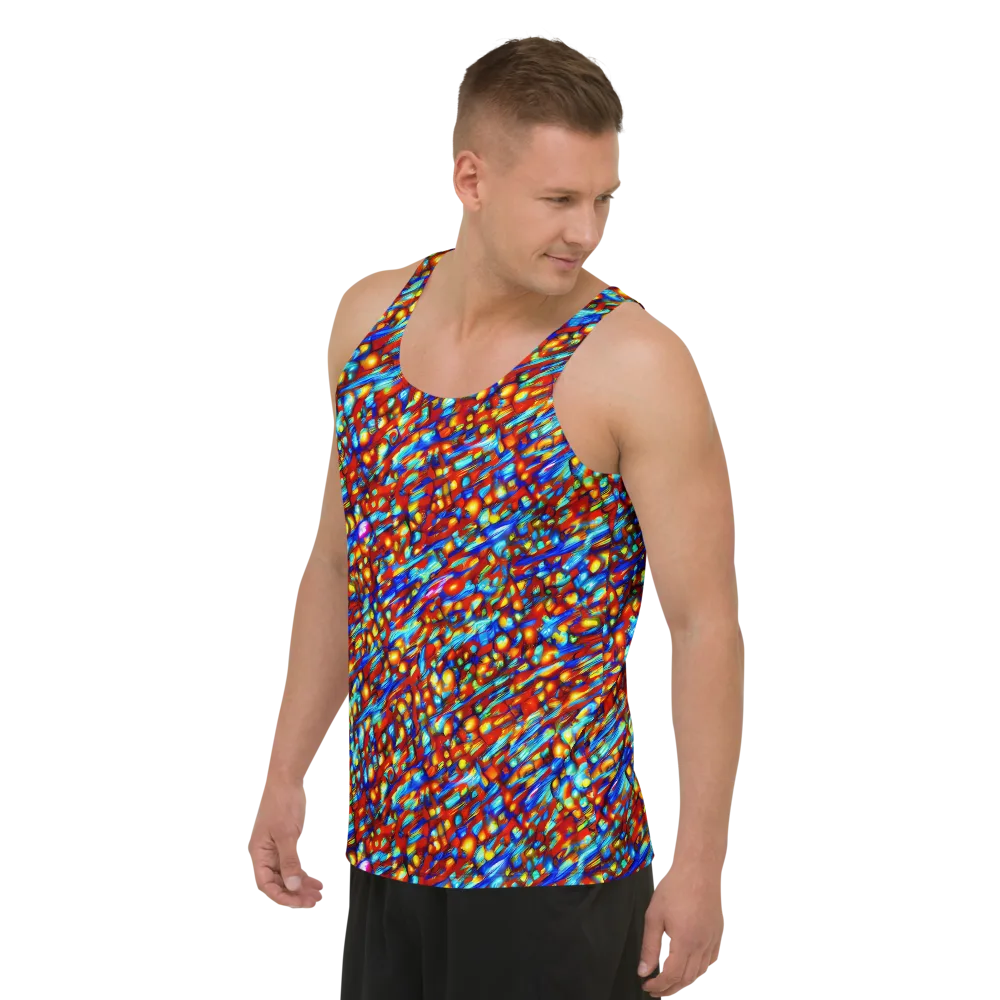 Sonic Solaris on Men's Tank Top — Left Front
