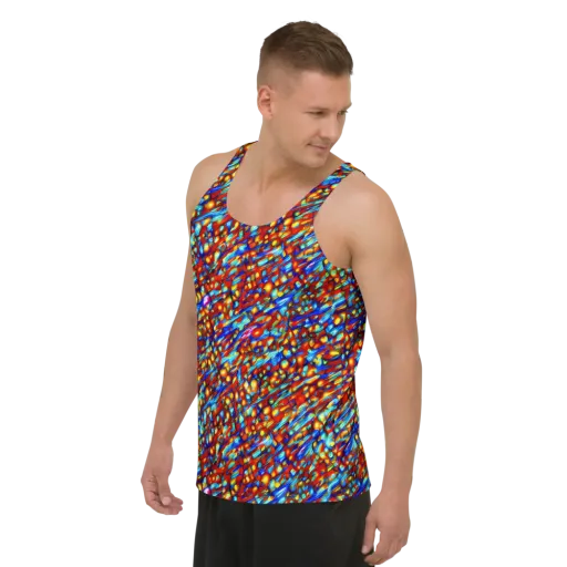 Sonic Solaris on a Men's Tank Top