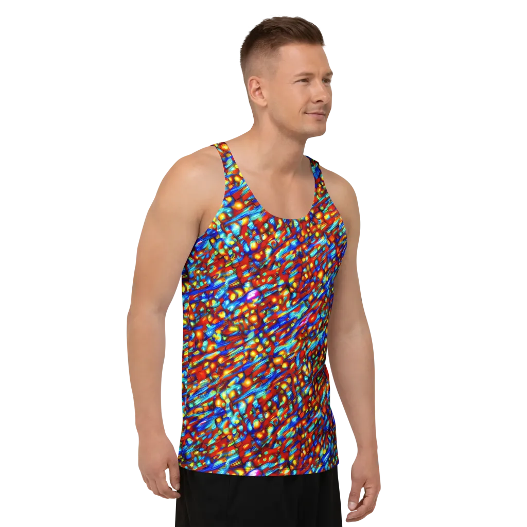 Sonic Solaris on Men's Tank Top — Right Front