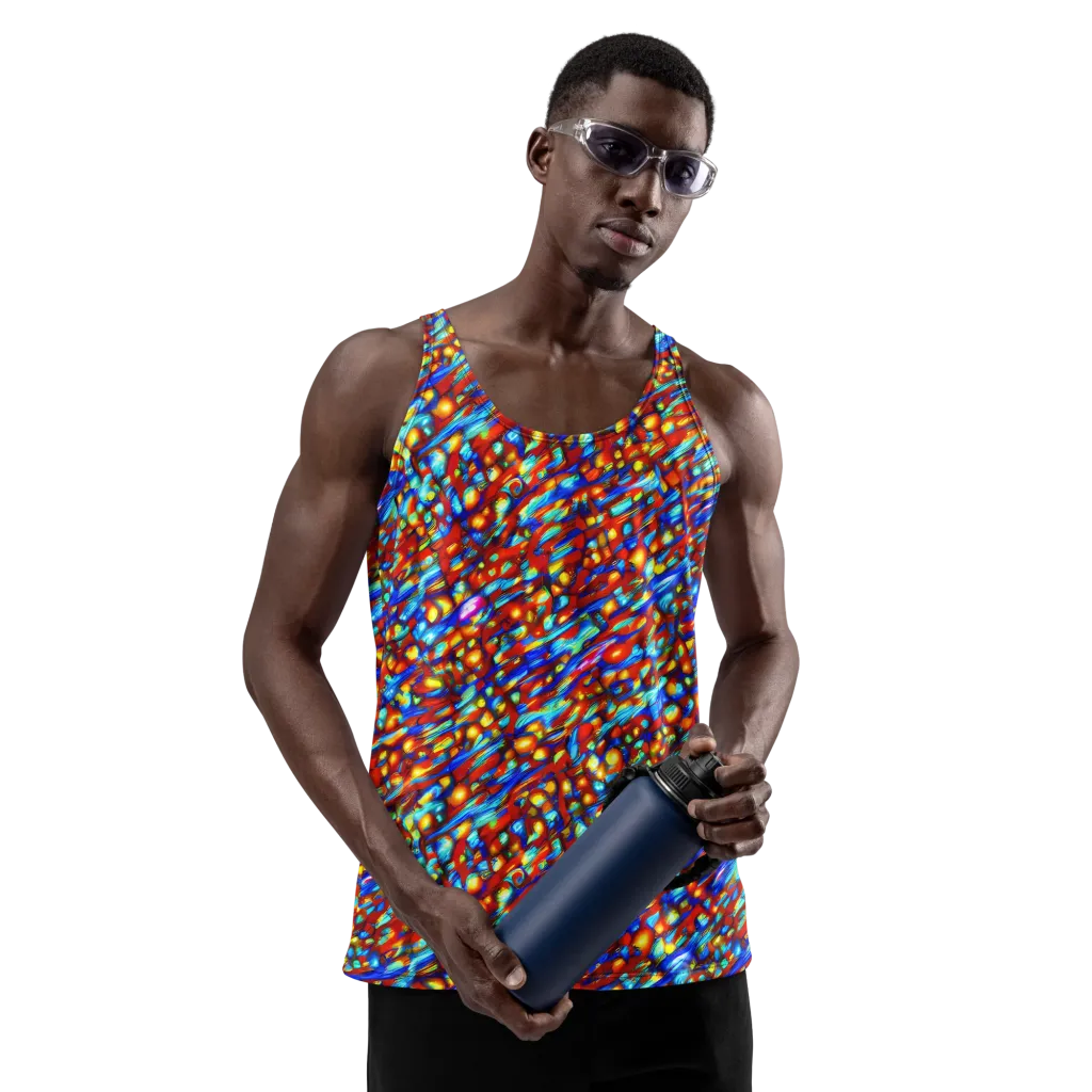 Sonic Solaris on Men's Tank Top — Front