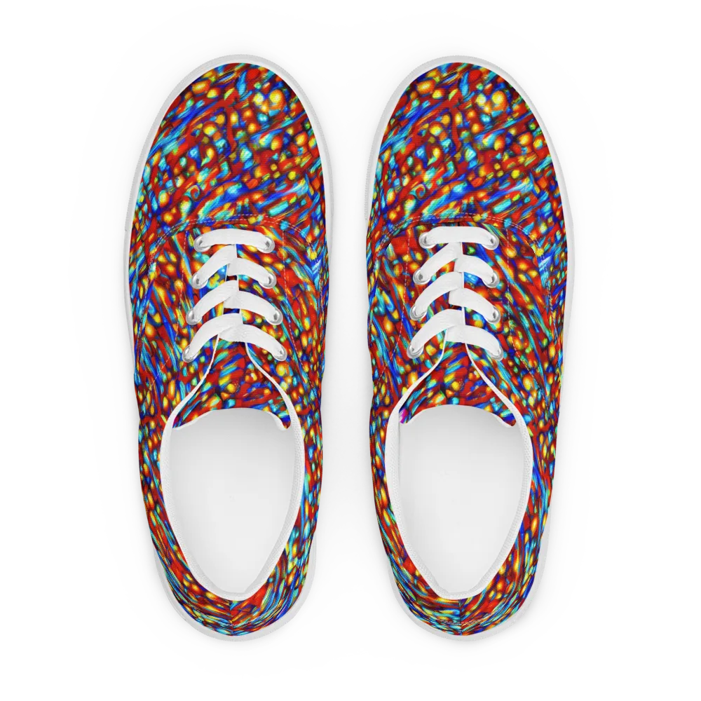 Sonic Solaris on Men's Lace-Up Canvas Shoes — Front