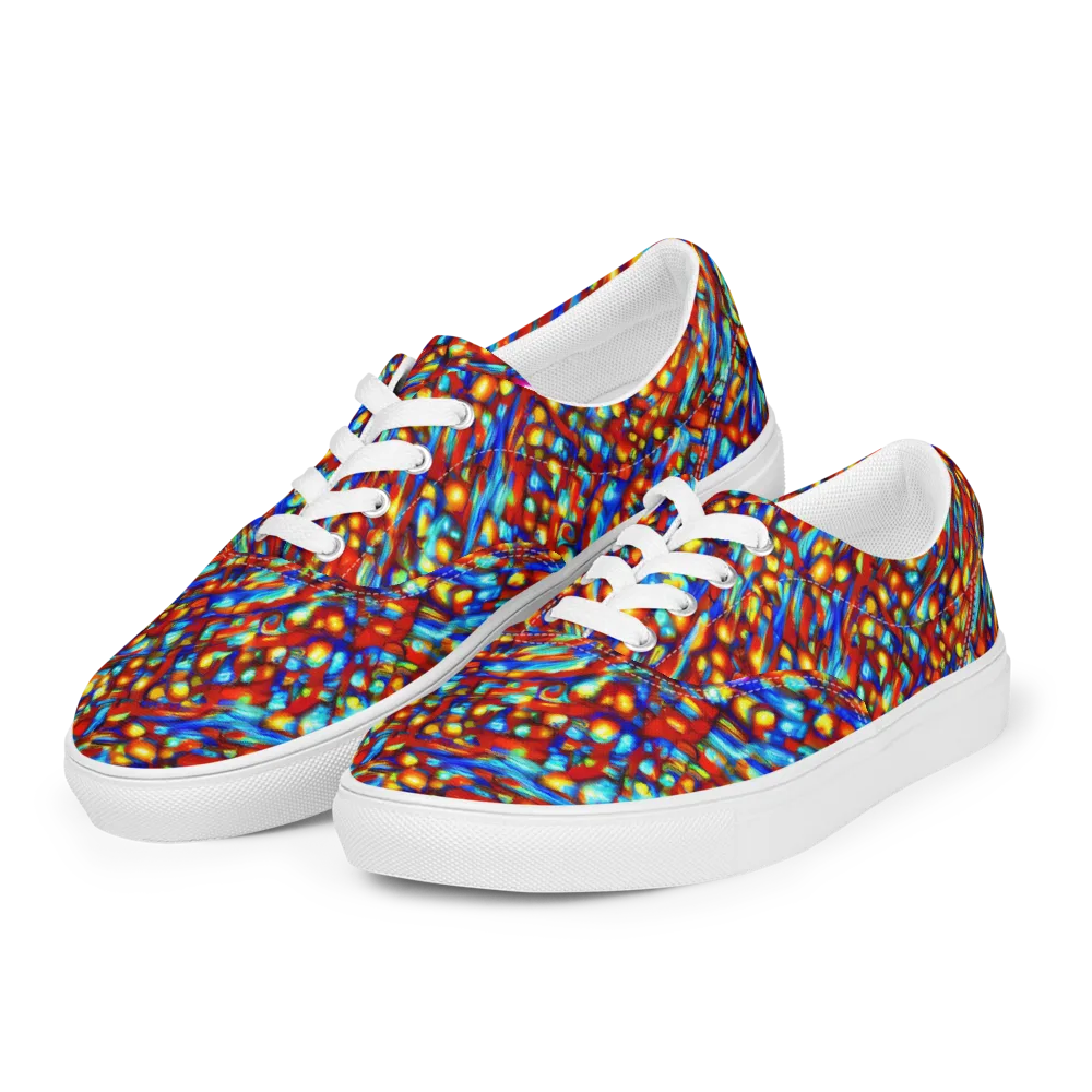 Sonic Solaris on Men's Lace-Up Canvas Shoes — Left Front