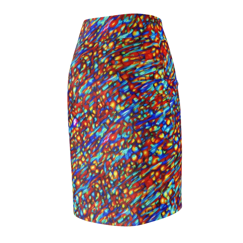 Sonic Solaris on Pencil Skirt — Back Side