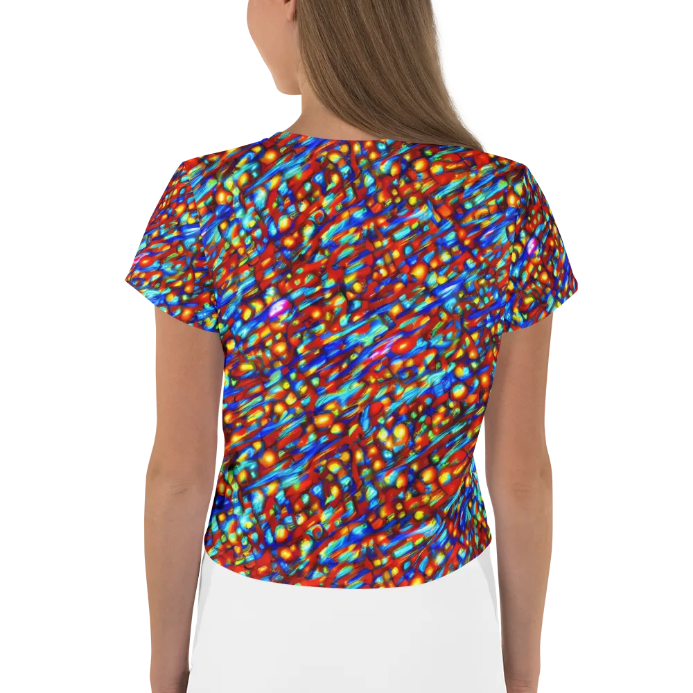 Sonic Solaris on Crop Tee — Back