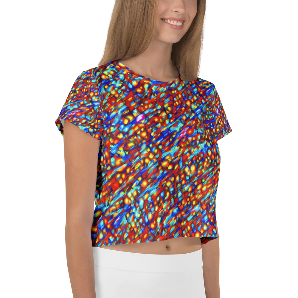 Sonic Solaris on Crop Tee — Right