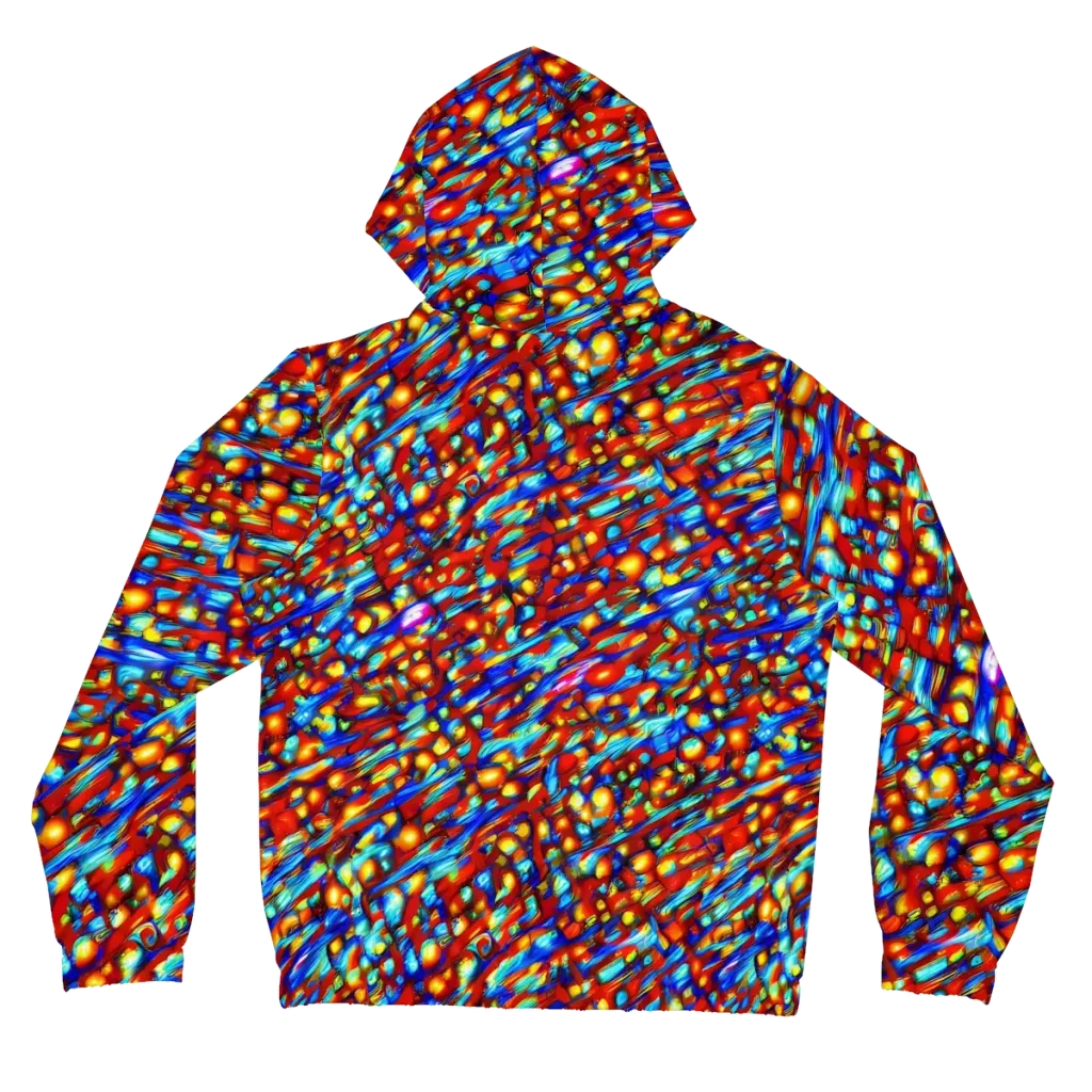 Sonic Solaris on Women's Full-Zip Hoodie — Back