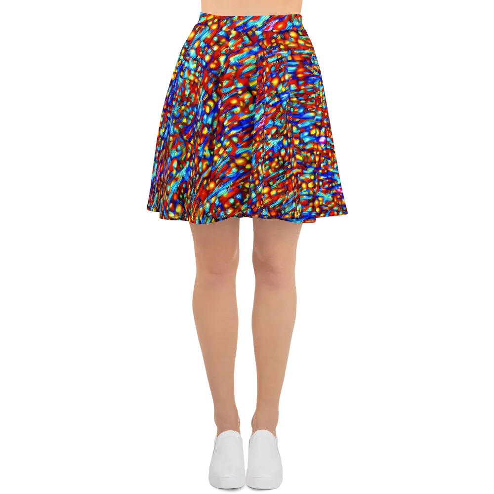 Sonic Solaris on Skater Skirt — Front