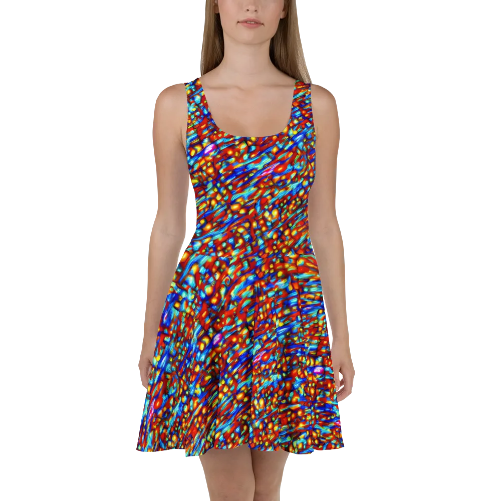 Sonic Solaris on Skater Dress — Front