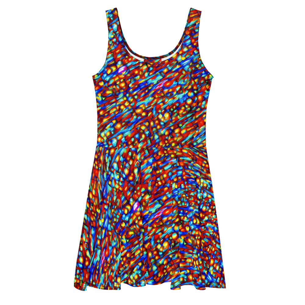 Sonic Solaris on Skater Dress — Front