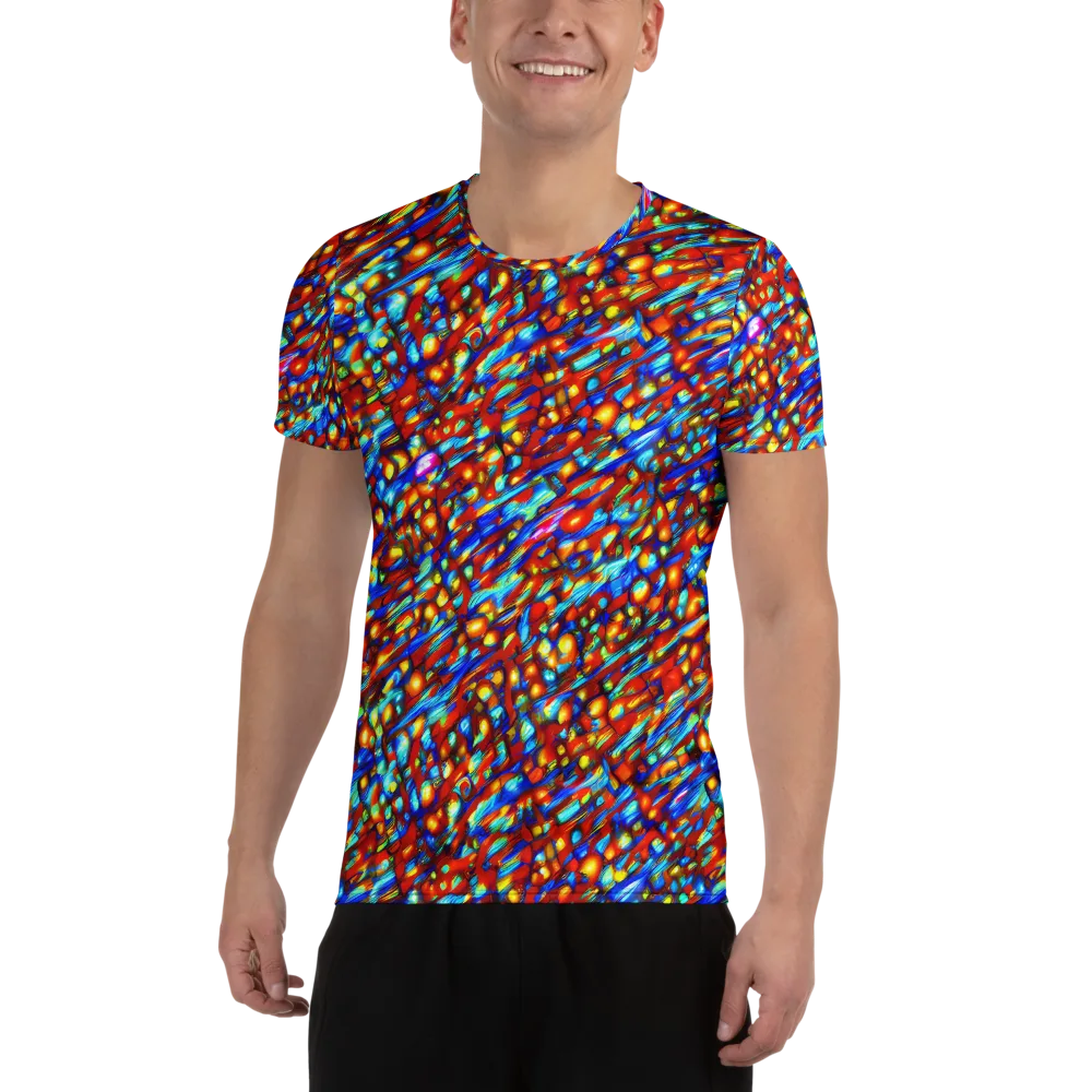 Sonic Solaris on Men's Athletic T-Shirt — Front