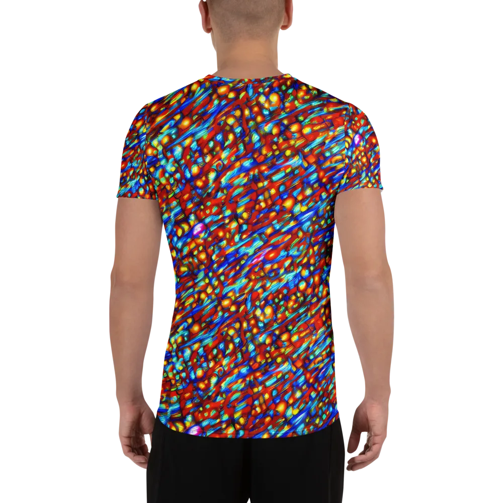 Sonic Solaris on Men's Athletic T-Shirt — Back