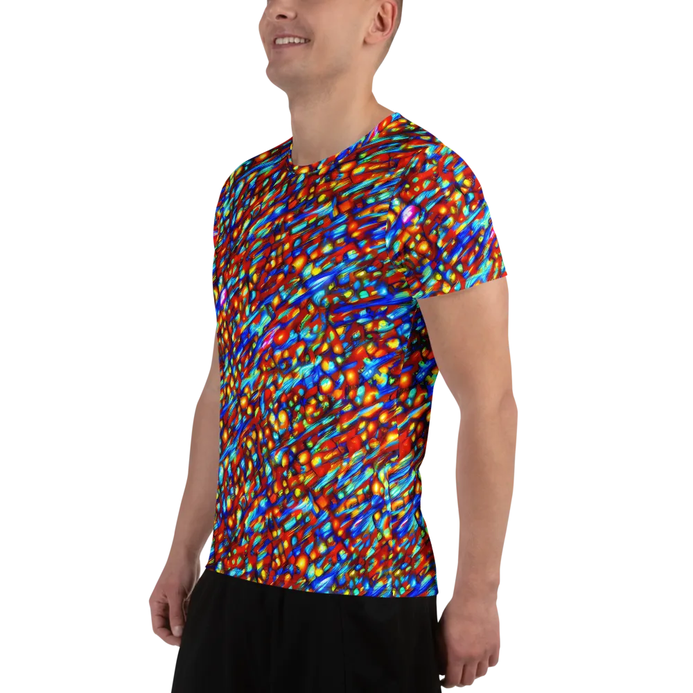 Sonic Solaris on Men's Athletic T-Shirt — Left