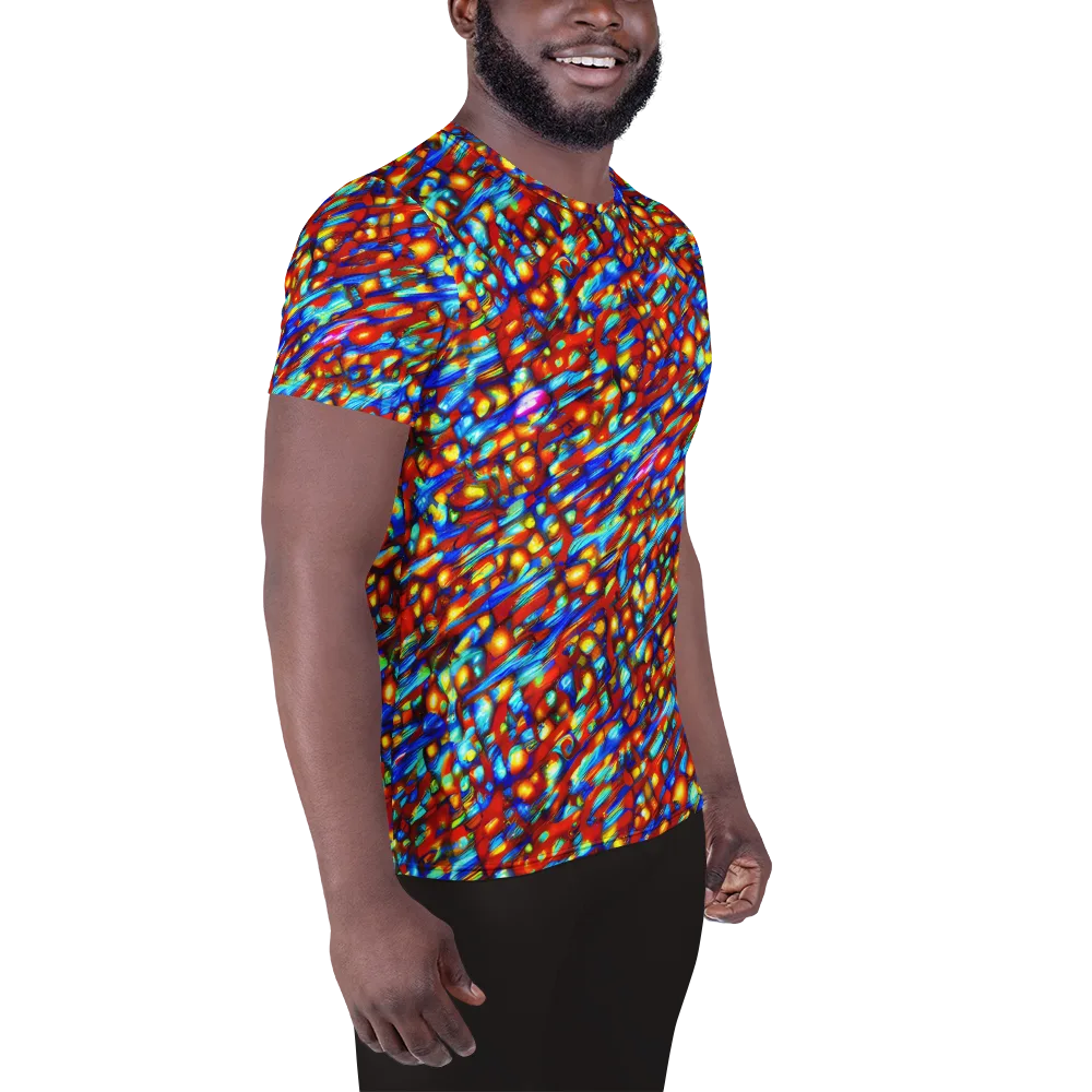 Sonic Solaris on Men's Athletic T-Shirt — Right