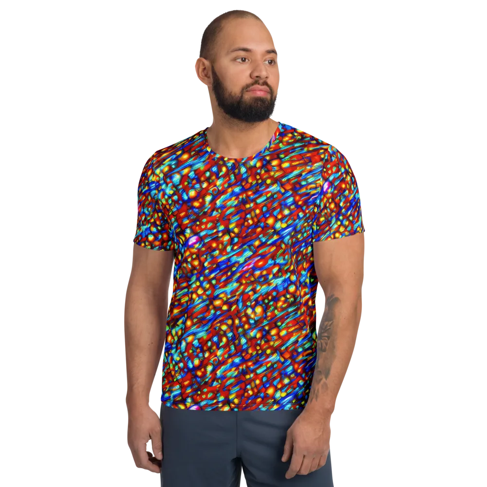 Sonic Solaris on Men's Athletic T-Shirt — Front