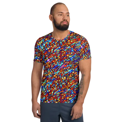 Sonic Solaris on a Men's Athletic T-Shirt