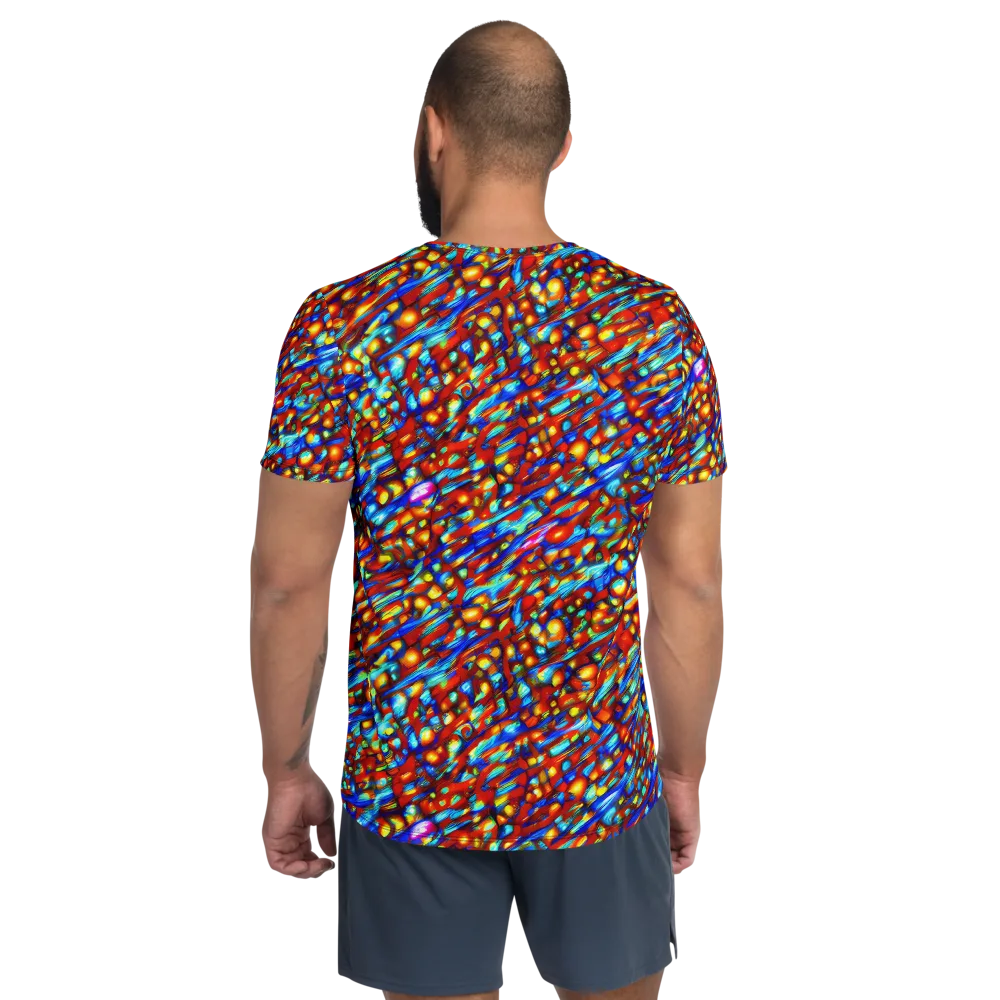 Sonic Solaris on Men's Athletic T-Shirt — Back
