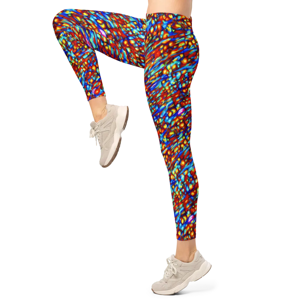 Sonic Solaris on Leggings — Left