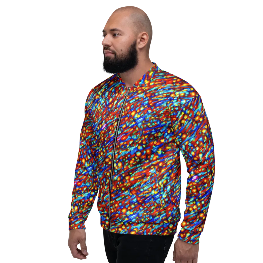 Sonic Solaris on Bomber Jacket — Left
