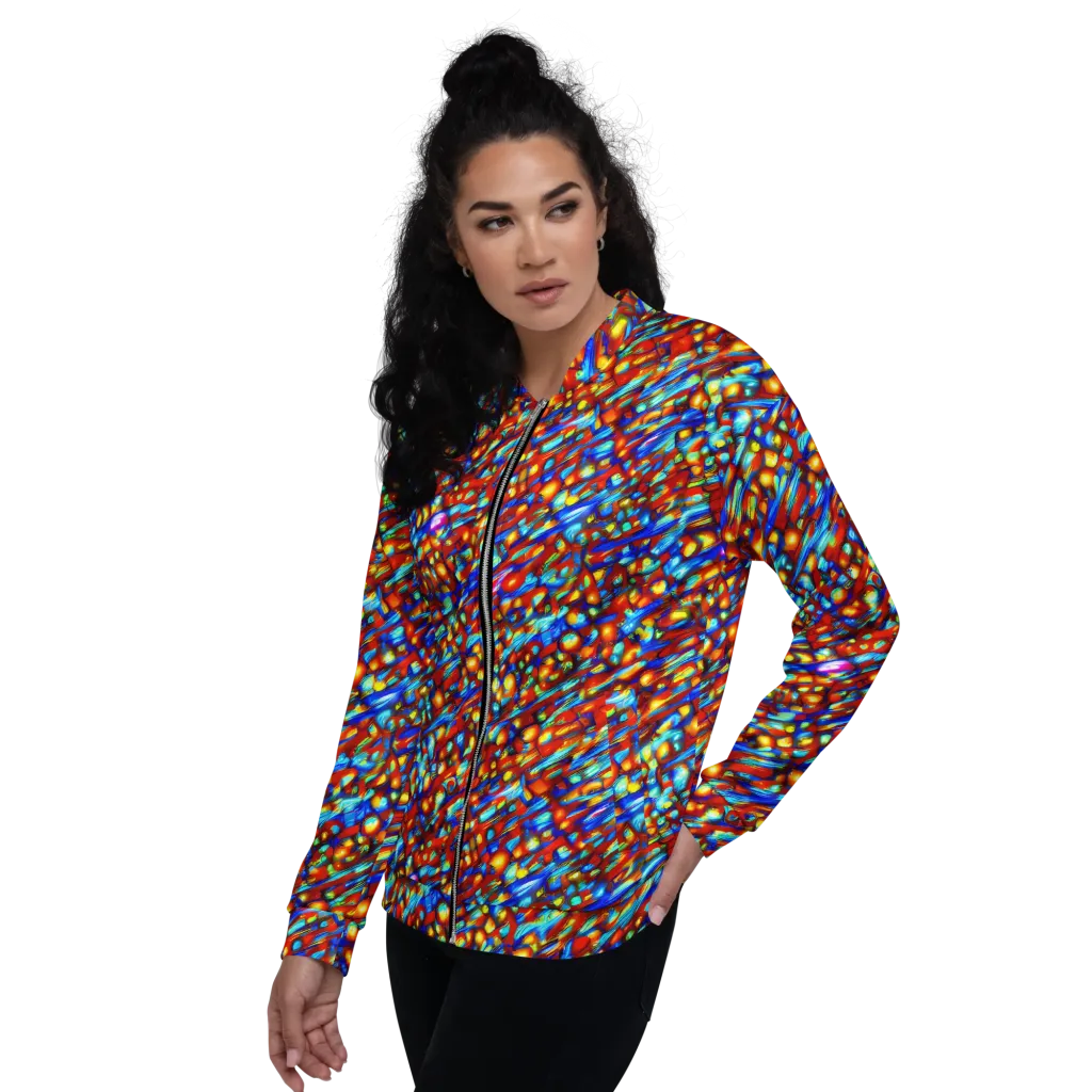 Sonic Solaris on Bomber Jacket — Left