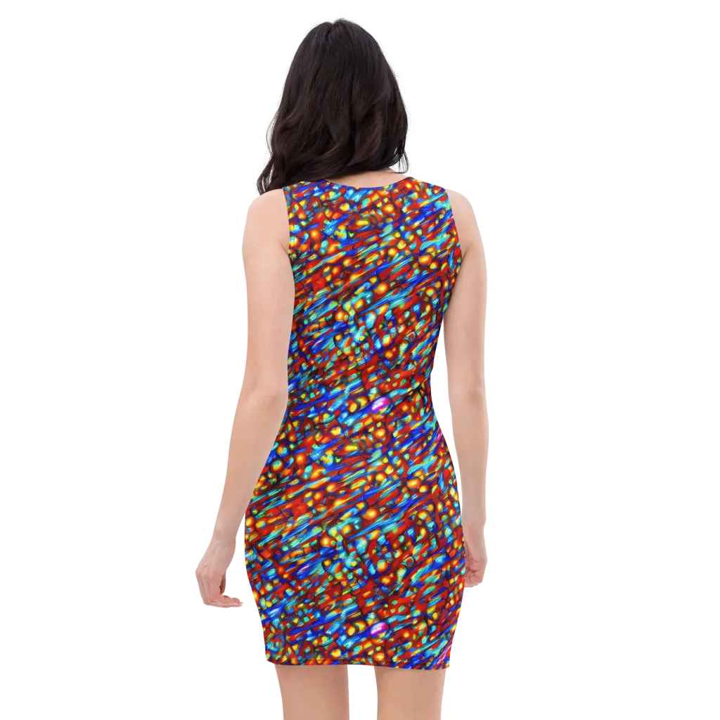 Sonic Solaris on Bodycon Dress — Back