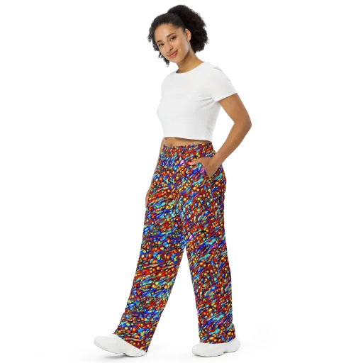 Sonic Solaris on a Wide-Leg Pants