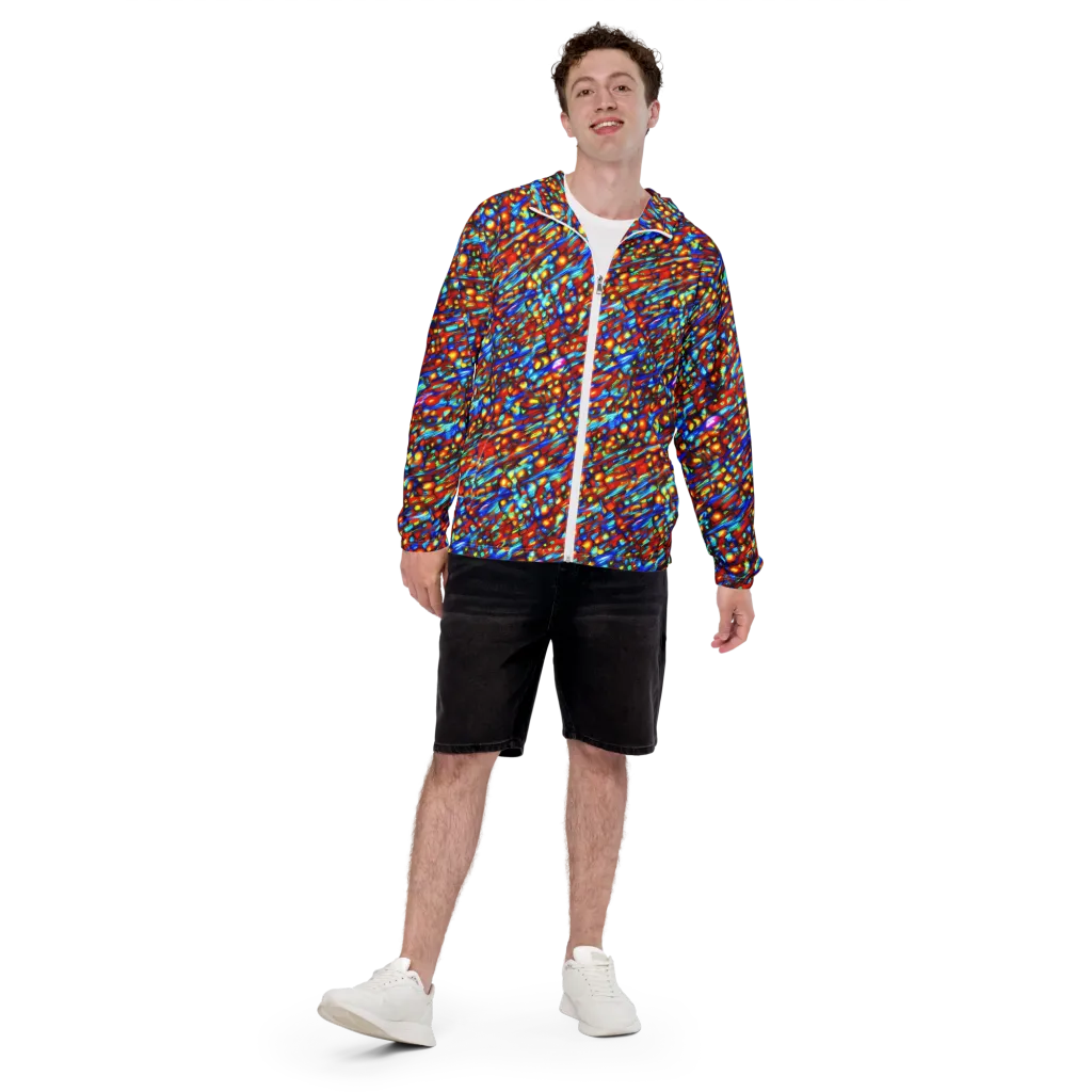 Sonic Solaris on Men's Windbreaker — Front