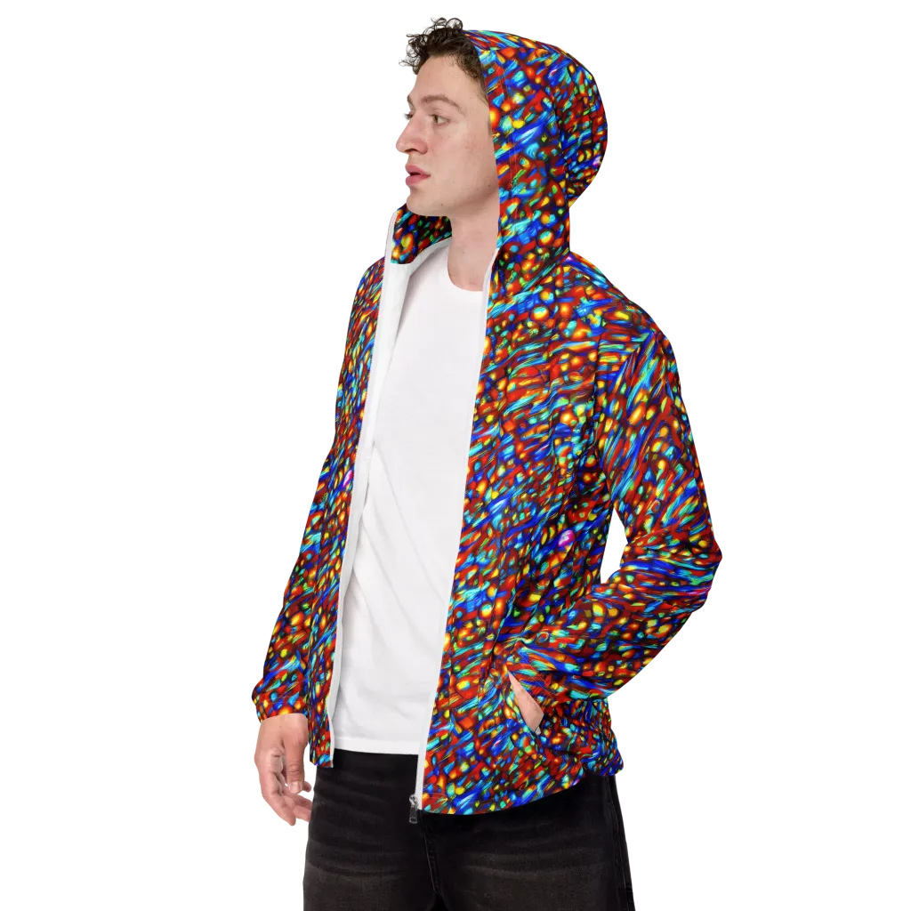 Sonic Solaris on Men's Windbreaker — Left Front