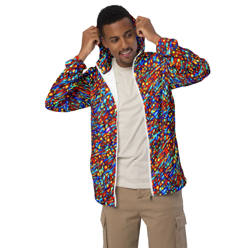 Sonic Solaris on Men's Windbreaker — Front
