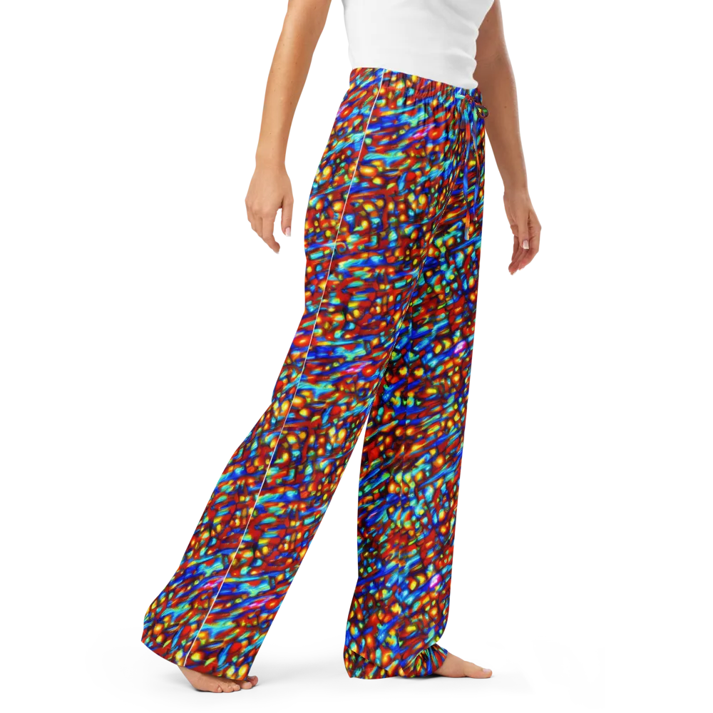Sonic Solaris on Women's Pajama Pants — Right Front