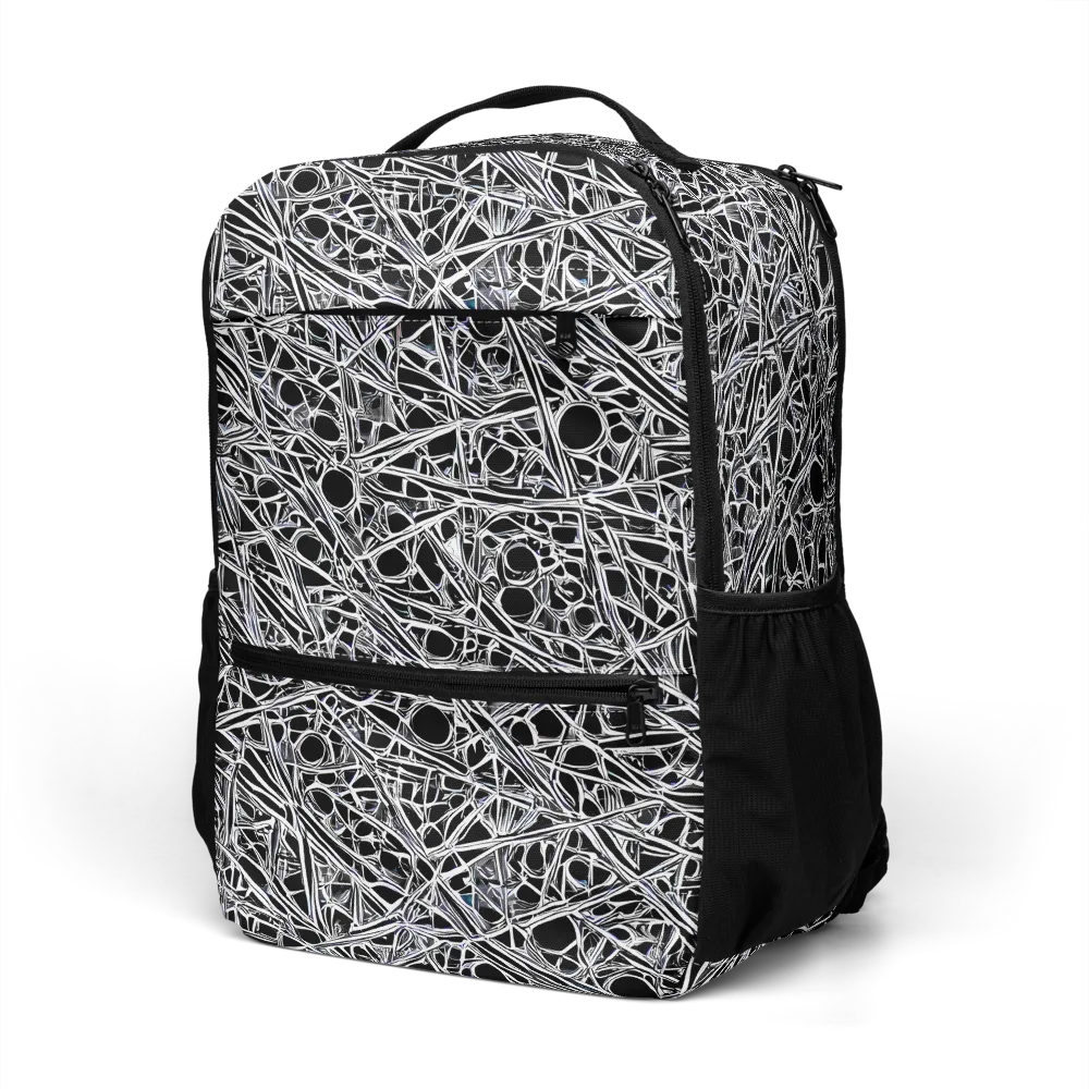 Black Circuit on Utility Backpack — Left Front