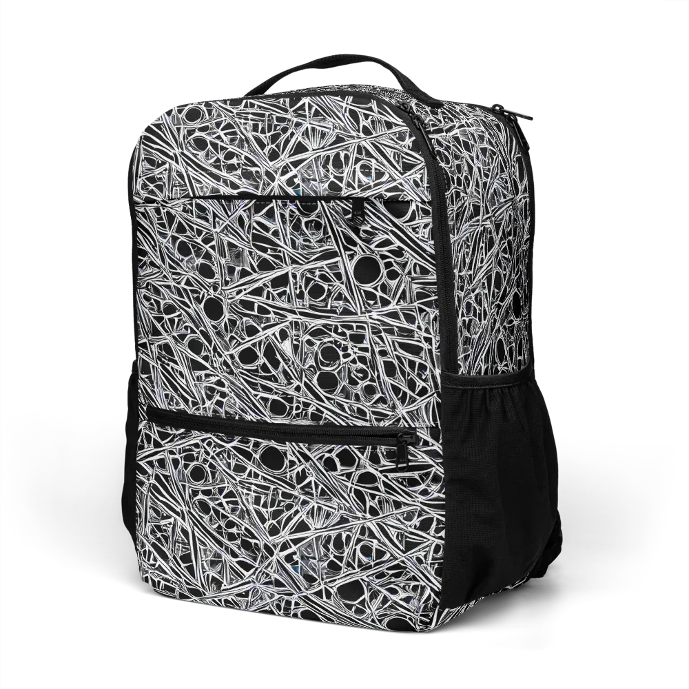 Black Circuit on Utility Backpack — Left Front