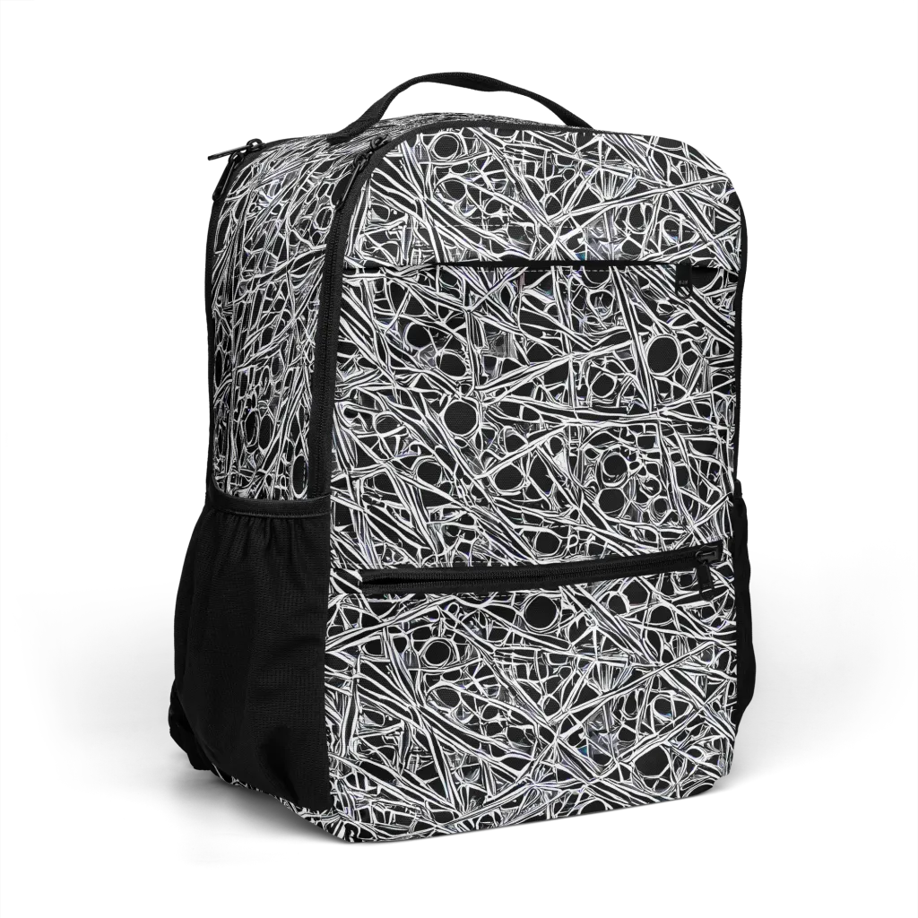 Black Circuit on Utility Backpack — Right Front