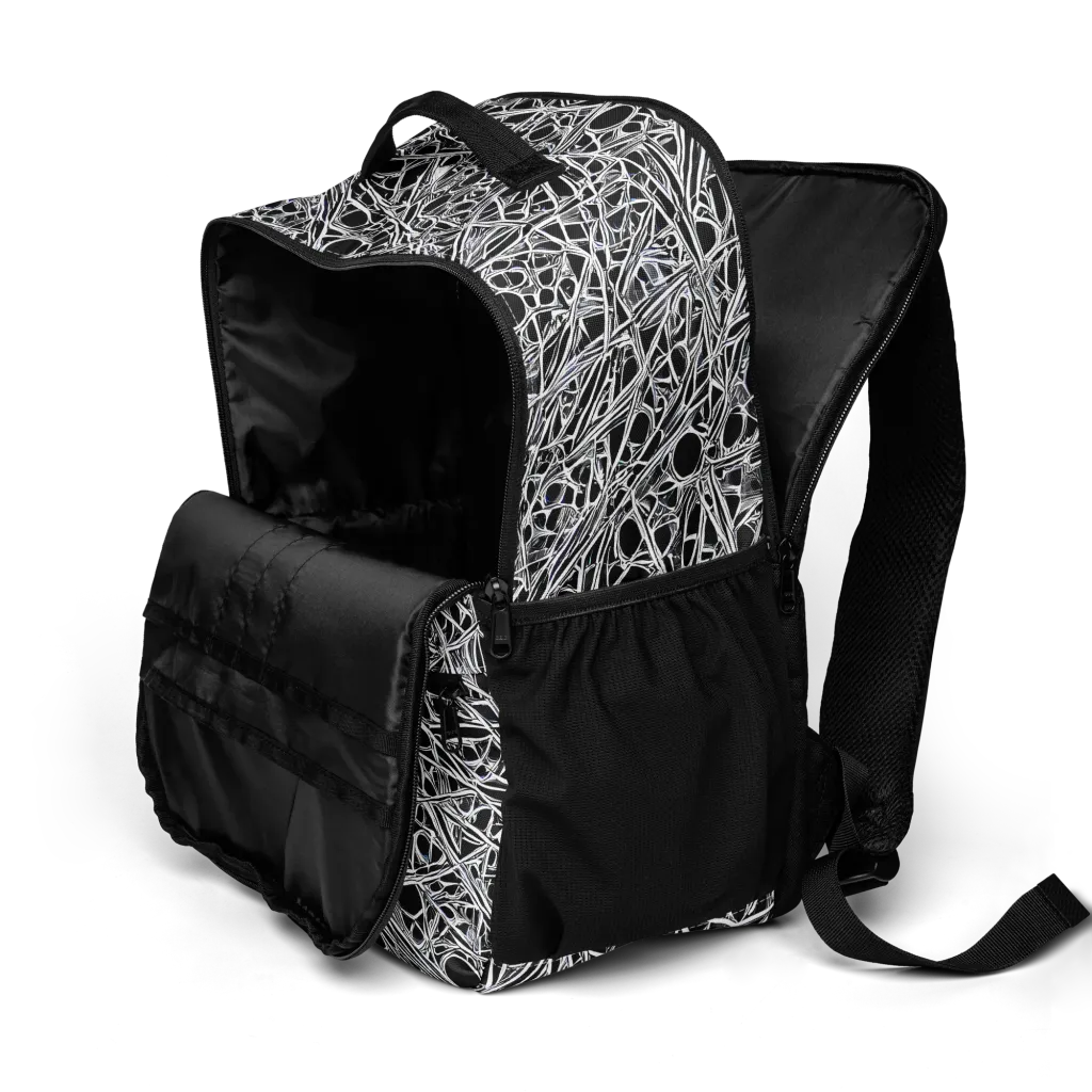 Black Circuit on Utility Backpack — Product details 2