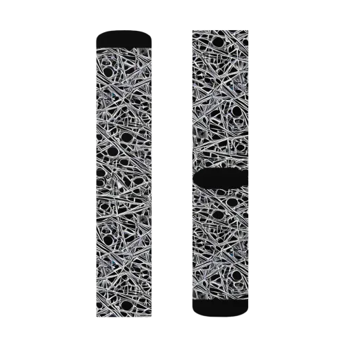 Black Circuit on a Socks