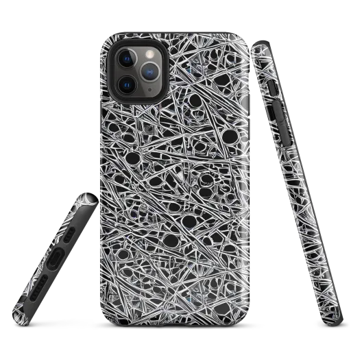 Black Circuit on a Tough Case for iPhone®