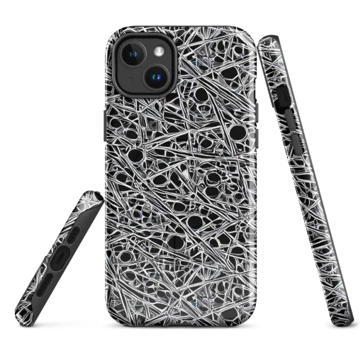 Black Circuit on a MagSafe Tough Case for iPhone®