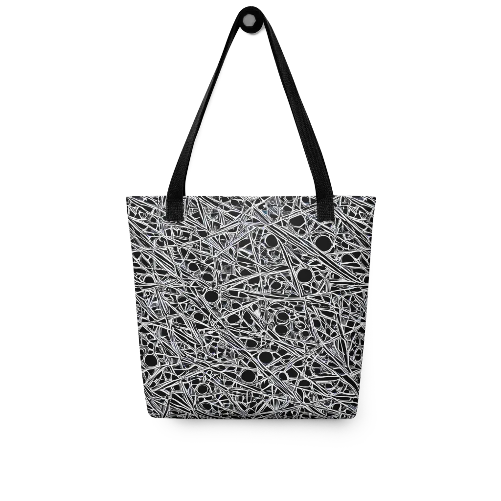Black Circuit on Tote Bag — Front