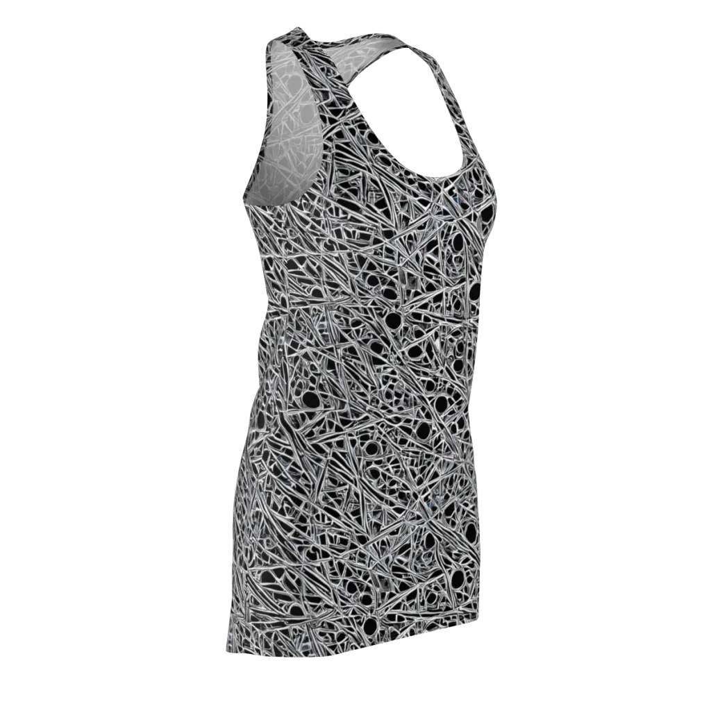 Black Circuit on Racerback Dress — Front Side