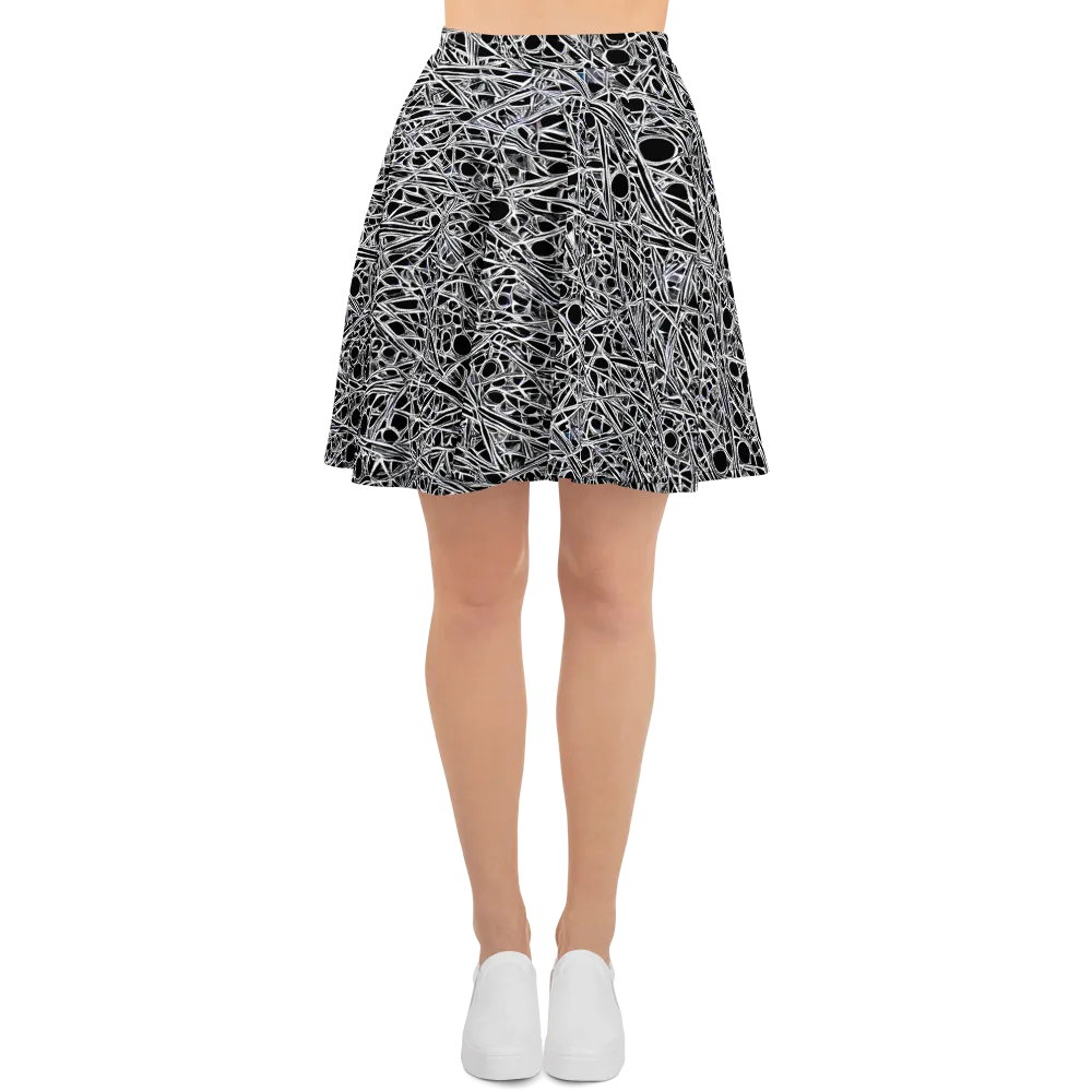 Black Circuit on Skater Skirt — Front