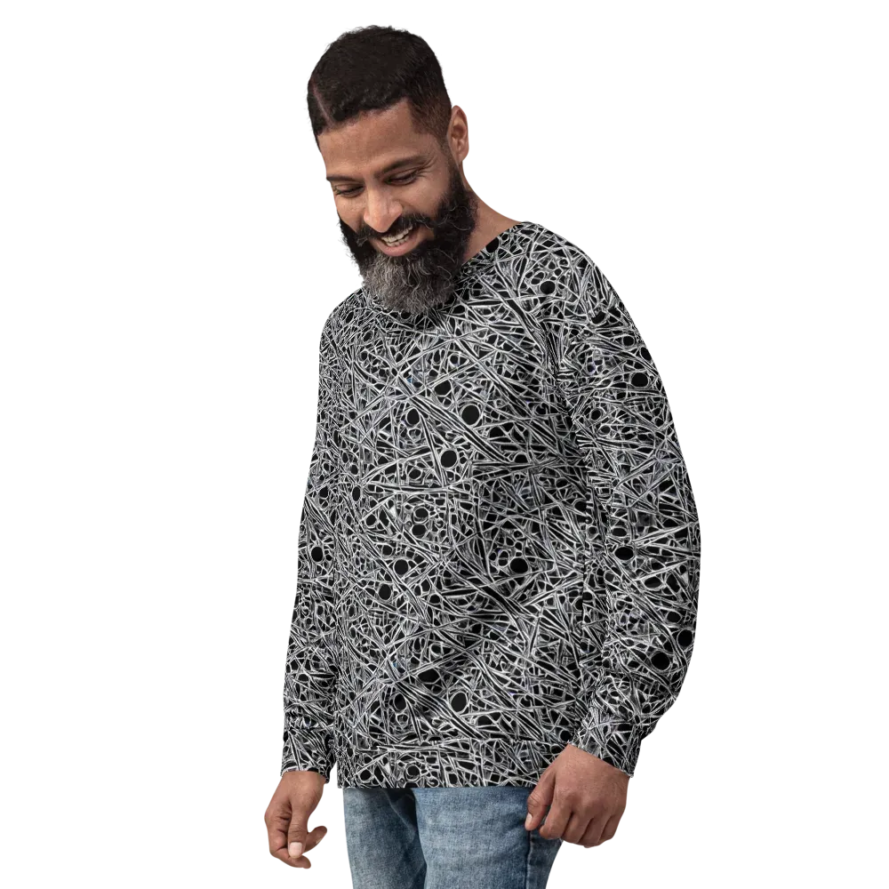 Black Circuit on Sweatshirt — Left Front