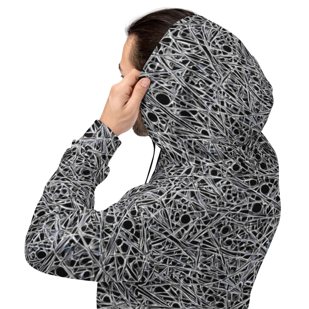 Black Circuit on Hoodie — Back