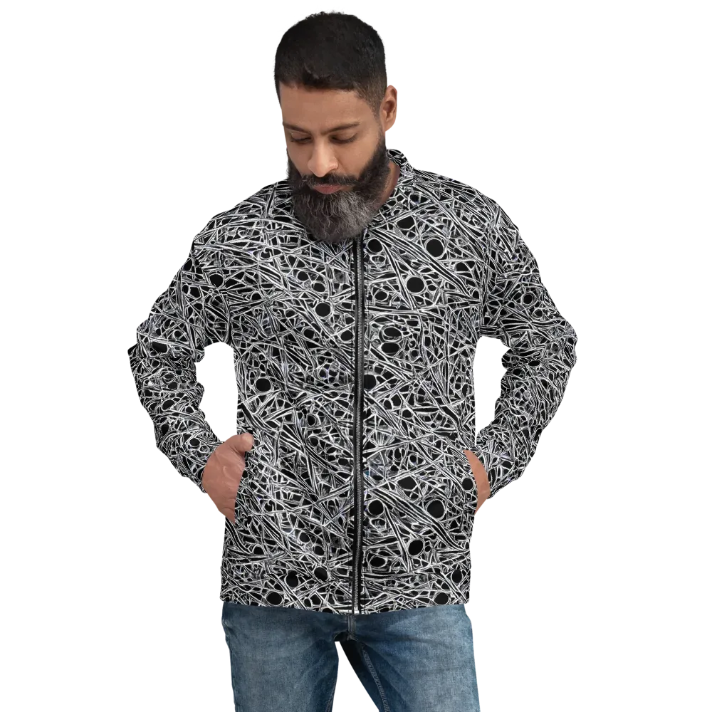 Black Circuit on Bomber Jacket — Front