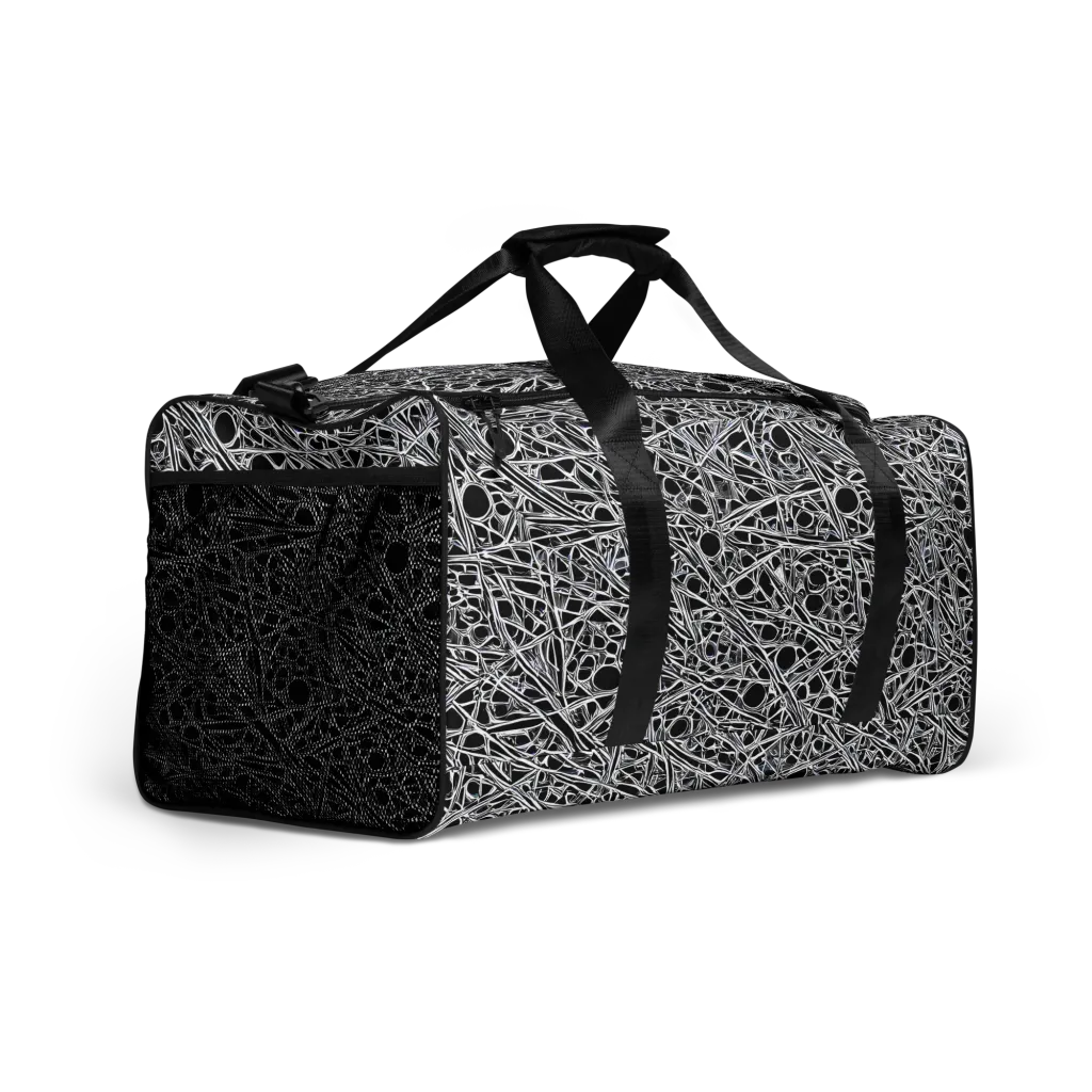 Black Circuit on Duffle Bag — Right Front