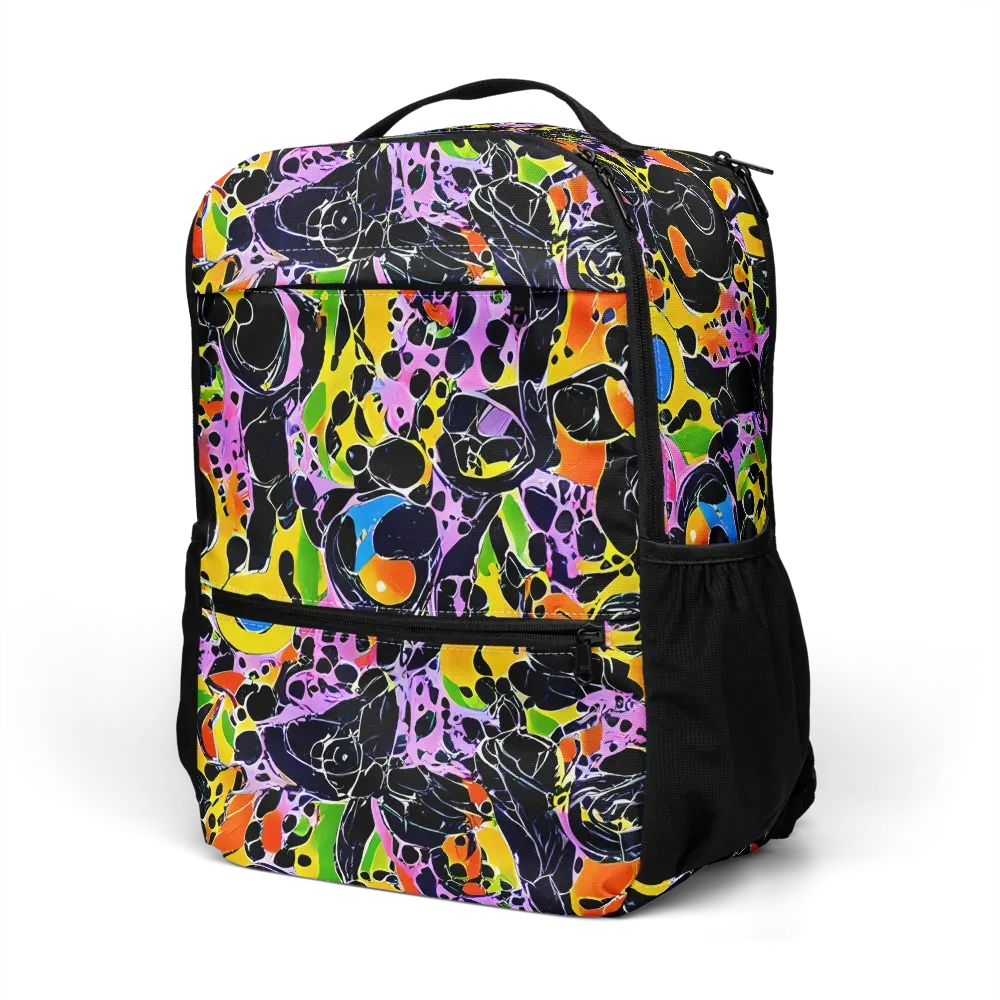 Amoeba Afterdark on Utility Backpack — Left Front