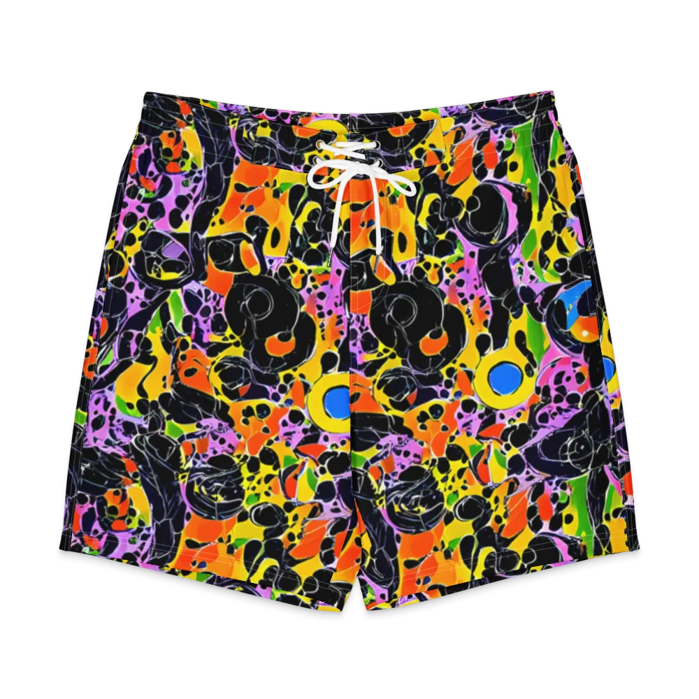 Amoeba Afterdark on Men's Board Shorts — Front
