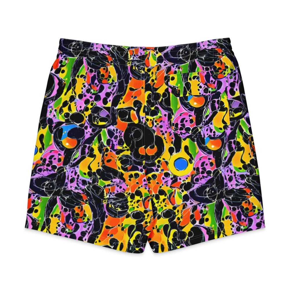 Amoeba Afterdark on Men's Board Shorts — Back