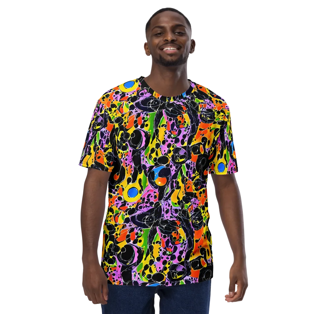 Amoeba Afterdark on Men's Crew Neck T-Shirt — Front